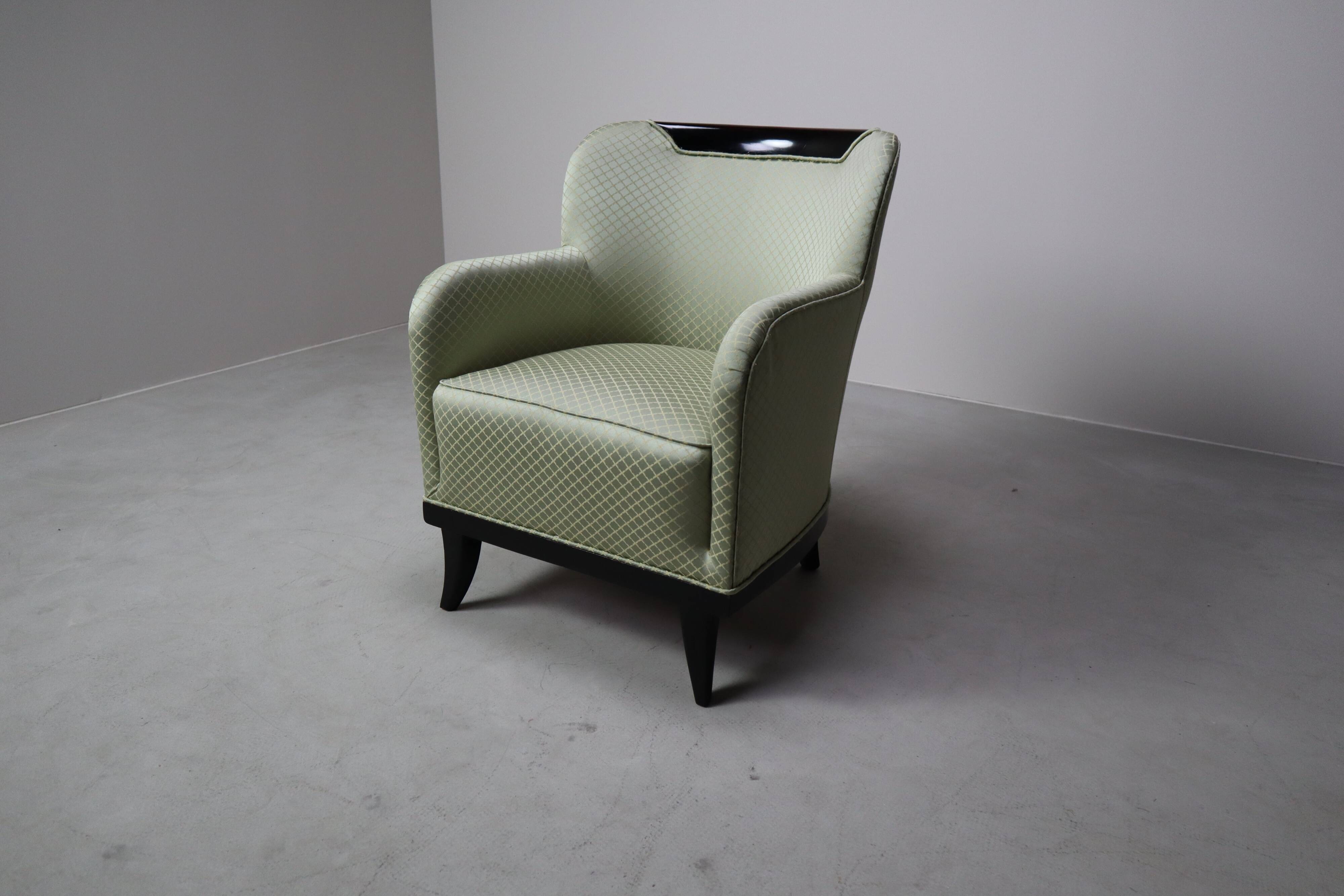 Set of four Art Deco armchairs, 1930-1950