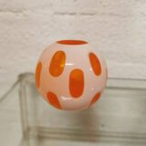 Desserte vintage en plexiglas et verre