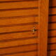 Radia vintage oak double curtain binder cabinet