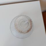 Chiseled glass decanter