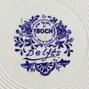 Lot de 2 assiettes décoratives  "Delft Blauw " , Boch,