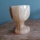 Alabaster onyx egg cup