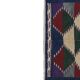 Vintage Turkish handmade rug 109x136 cm