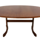G-Plan oval adjustable table
