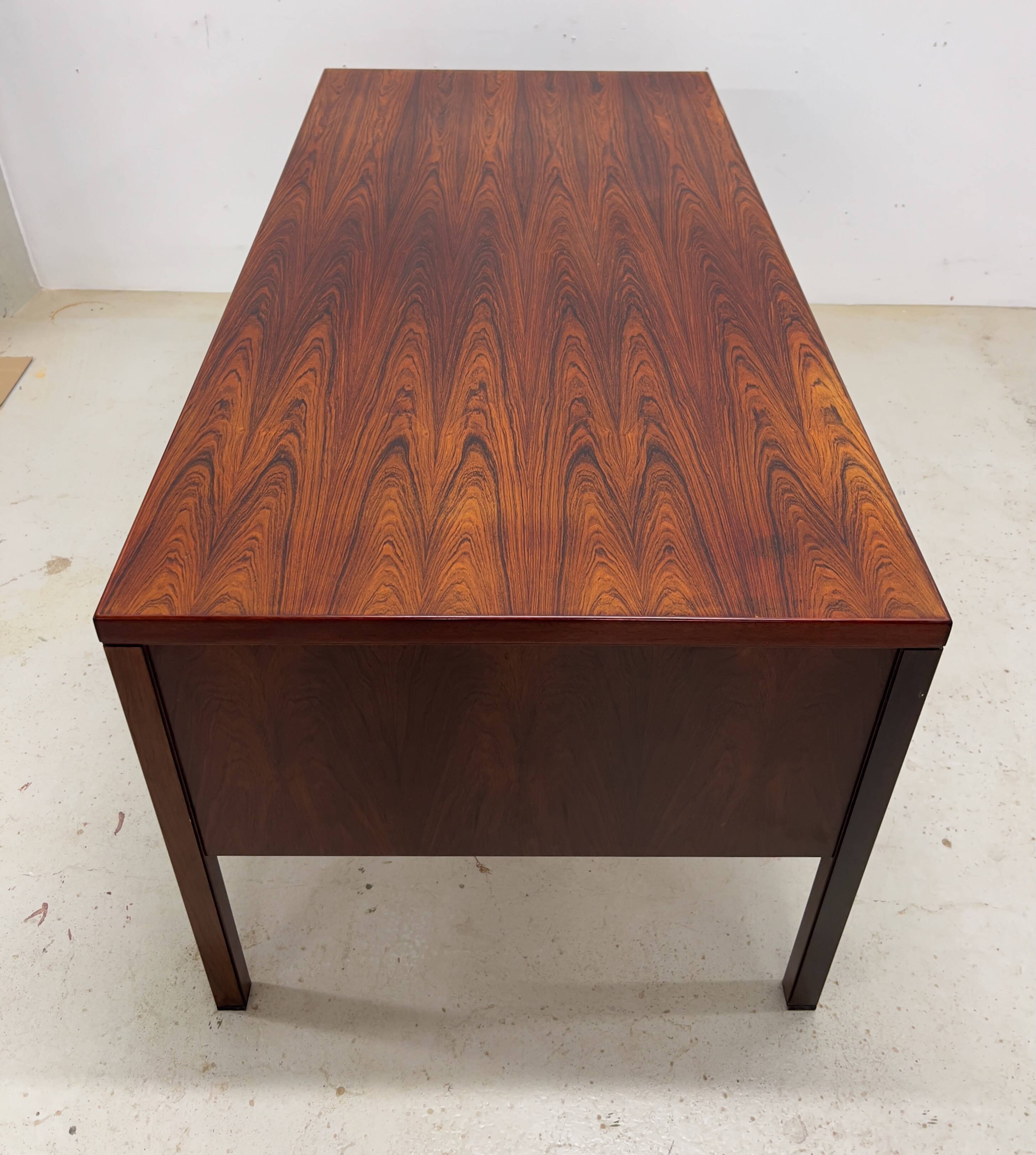 Gunni Omann Model 77 Rosewood Desk, 1960s.