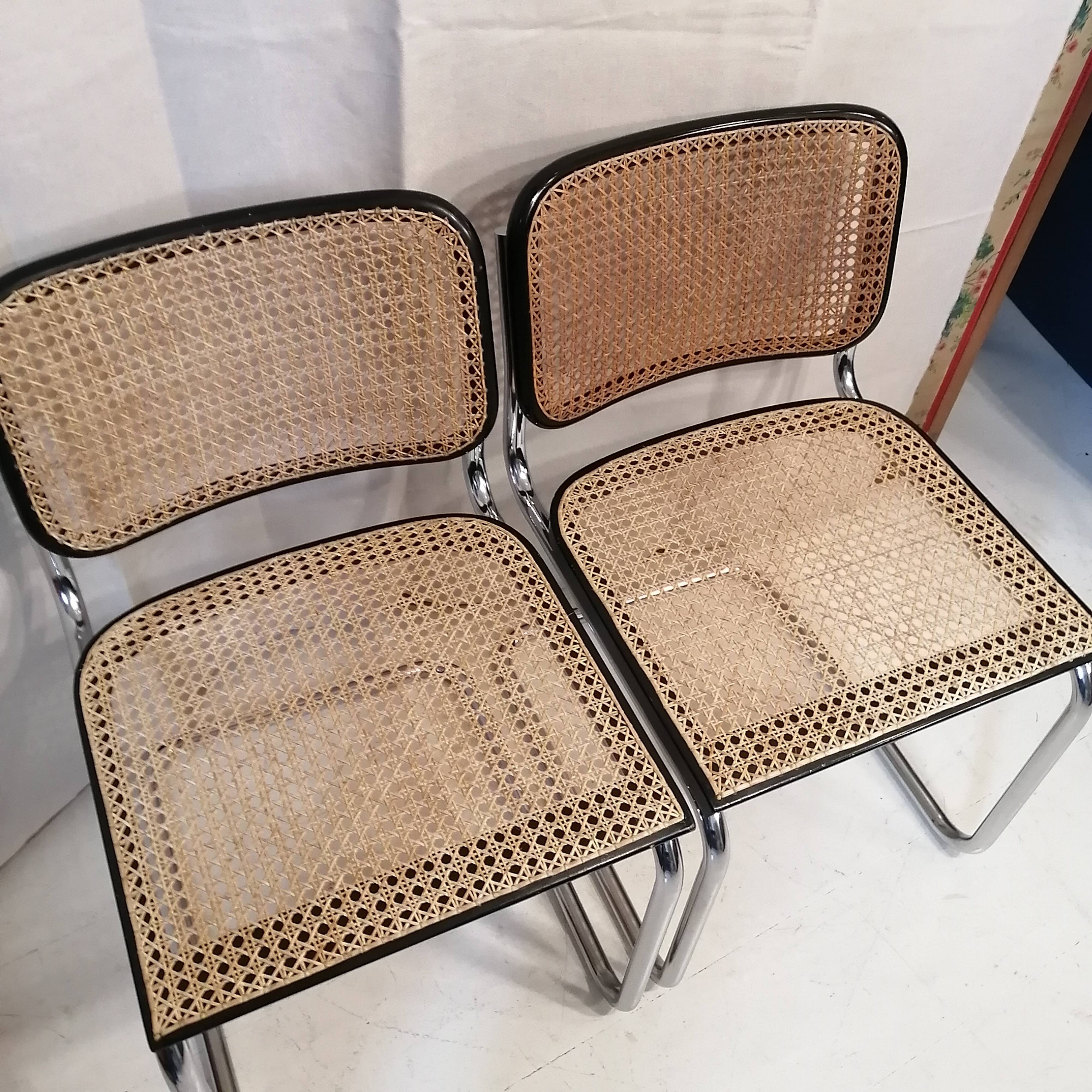 Breuer Cesca B32 chairs