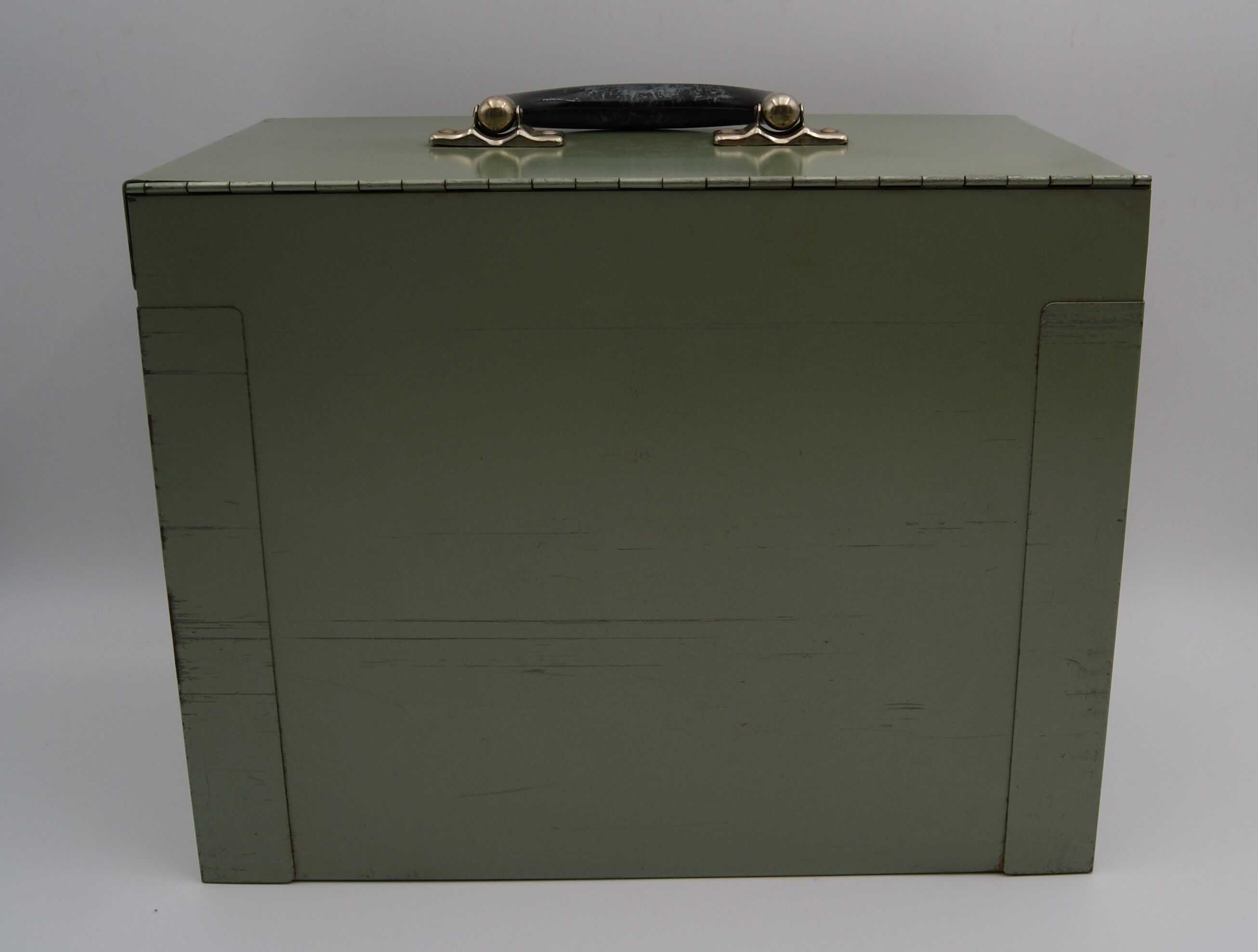 Metal sorting binder industrial vintage office