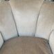 Pair of art deco shell armchairs