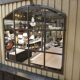 Metal factory window mirror 1930 195x170cm