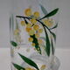 Set de 6 verres décor mimosas