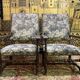 Pair of Louis XIII style armchairs
