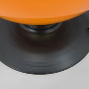 Postmodern orange glass table/floor lamp, 2000s