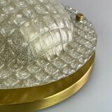 Plafonnier verre espace design lampe Fischer Leuchten