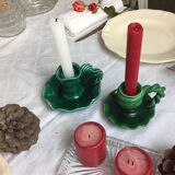 Candlestick or old cellar rack, handcrafted, made in France, Salin