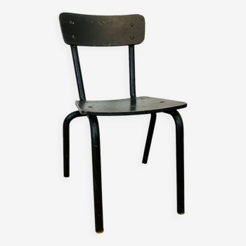 Children's chair in metal and wood