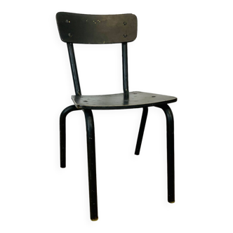 Children's chair in metal and wood