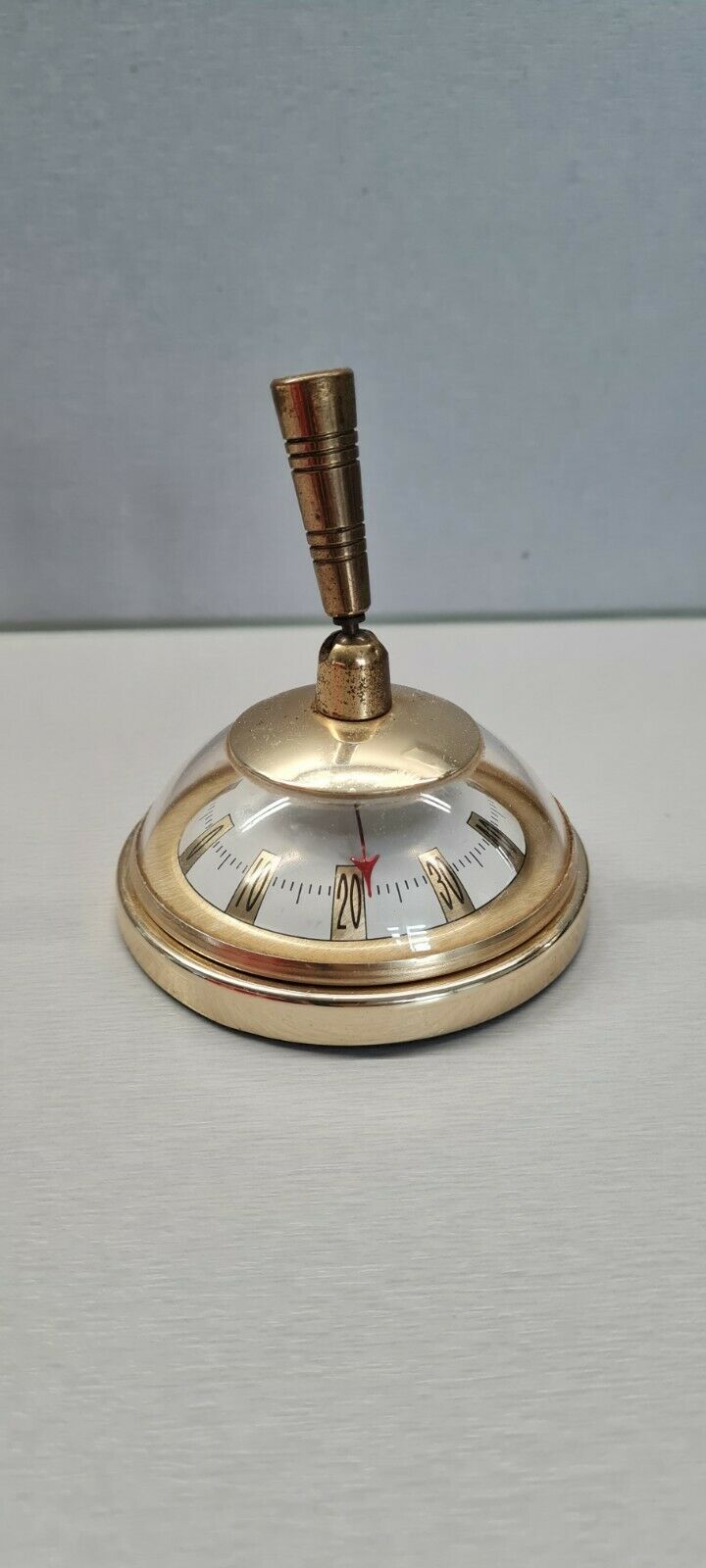 Brass pen holder thermometer