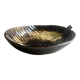 Stylised and signed glazed ceramic salad bowl, France circa 1970.