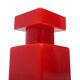 Red glass bottle by Luciano Vistosi for Vistosi, 1960s.