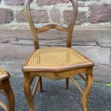 4 chaises rustique d’époque Louis Philippe
