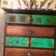 Furniture of trade with drawers.