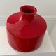 Vase en céramique rouge, années 70