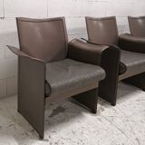 Korium wide armchair(s), design Tito Agnoli, Matteo Grassi, 1980