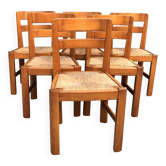 Vintage elm chairs from the 80s
