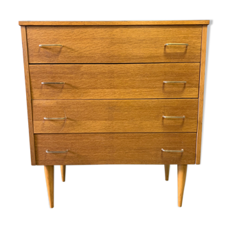 Commode vintage aux pieds fuselés