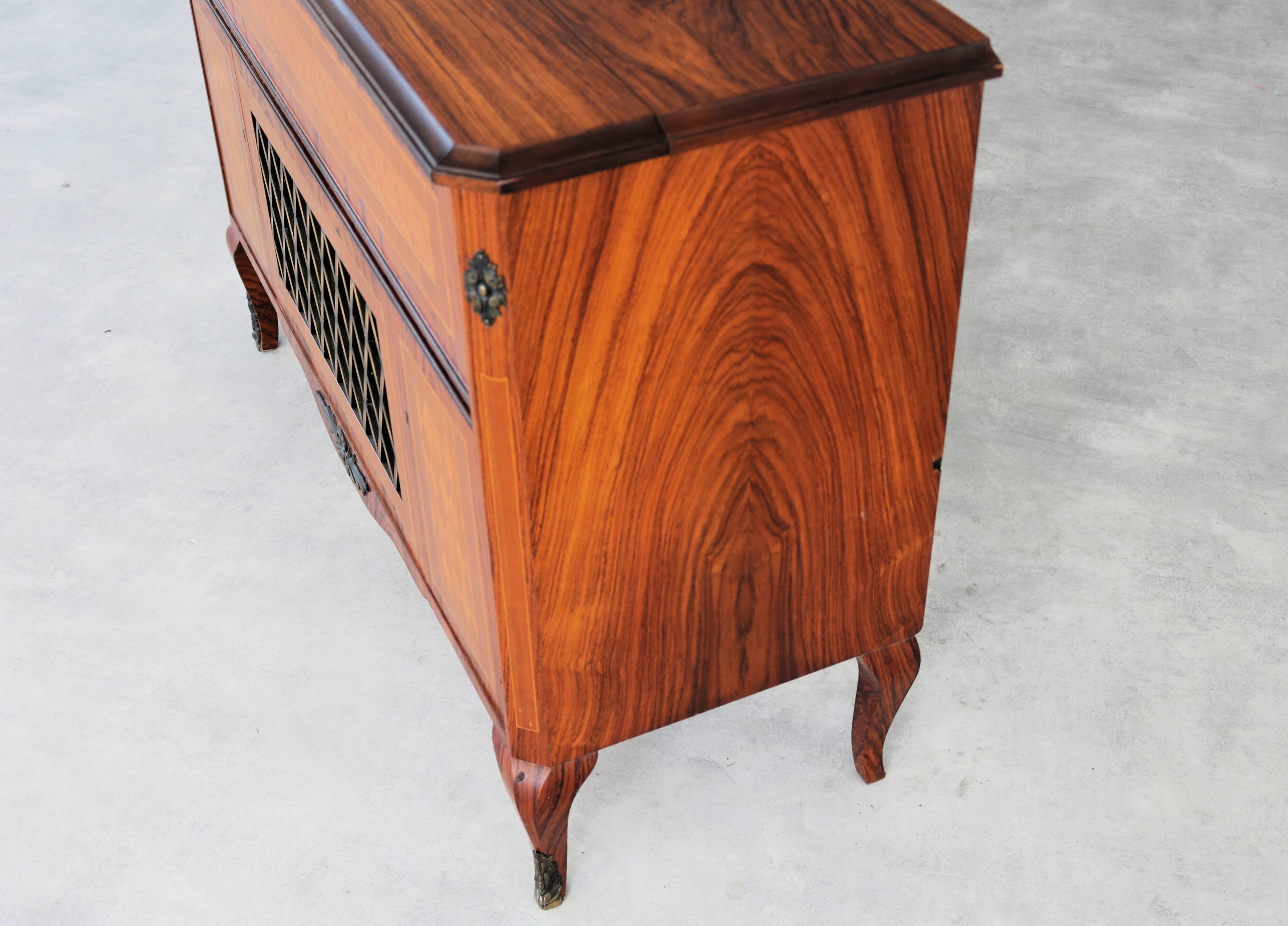 Vintage empty audio furniture | cabinet | 1950s | swedish