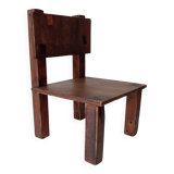 Antique children's chair, folk art, early 20th century
