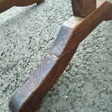 Pair of antique wooden bedside tables side table