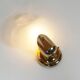 1970s wall lamp in brass and Murano glass by Kaiser Leuchten