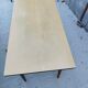 Large table with oak spindle top formica year 50