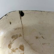 Decorative fish plate signed