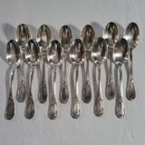 12 Small Silver Metal Spoons SOH