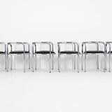 6 “Locus Solus” Chairs by Gae Aulenti for Poltronova, 1960s