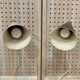 Paire d'appliques modulables design scandinave 1950.