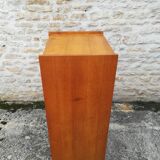 Commode haute rotin