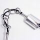 Suspension in glass and chrome metal BORN Leuchten