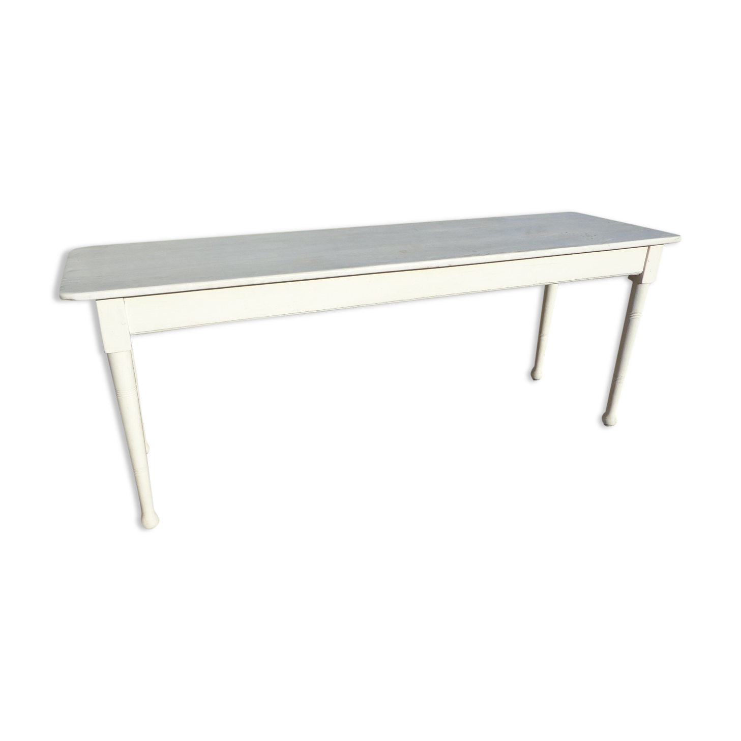 White bistro table