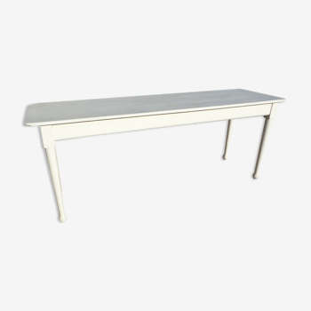 White bistro table