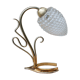 Brass pine cone lamp