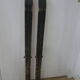 Pair of vintage wooden child skis