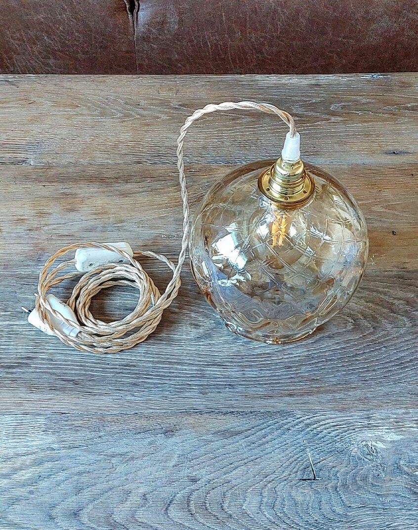 Baladeuse vintage ambrée