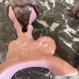 Pair of ceramic candlesticks