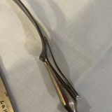 Art Deco silver and steel carving set L and H