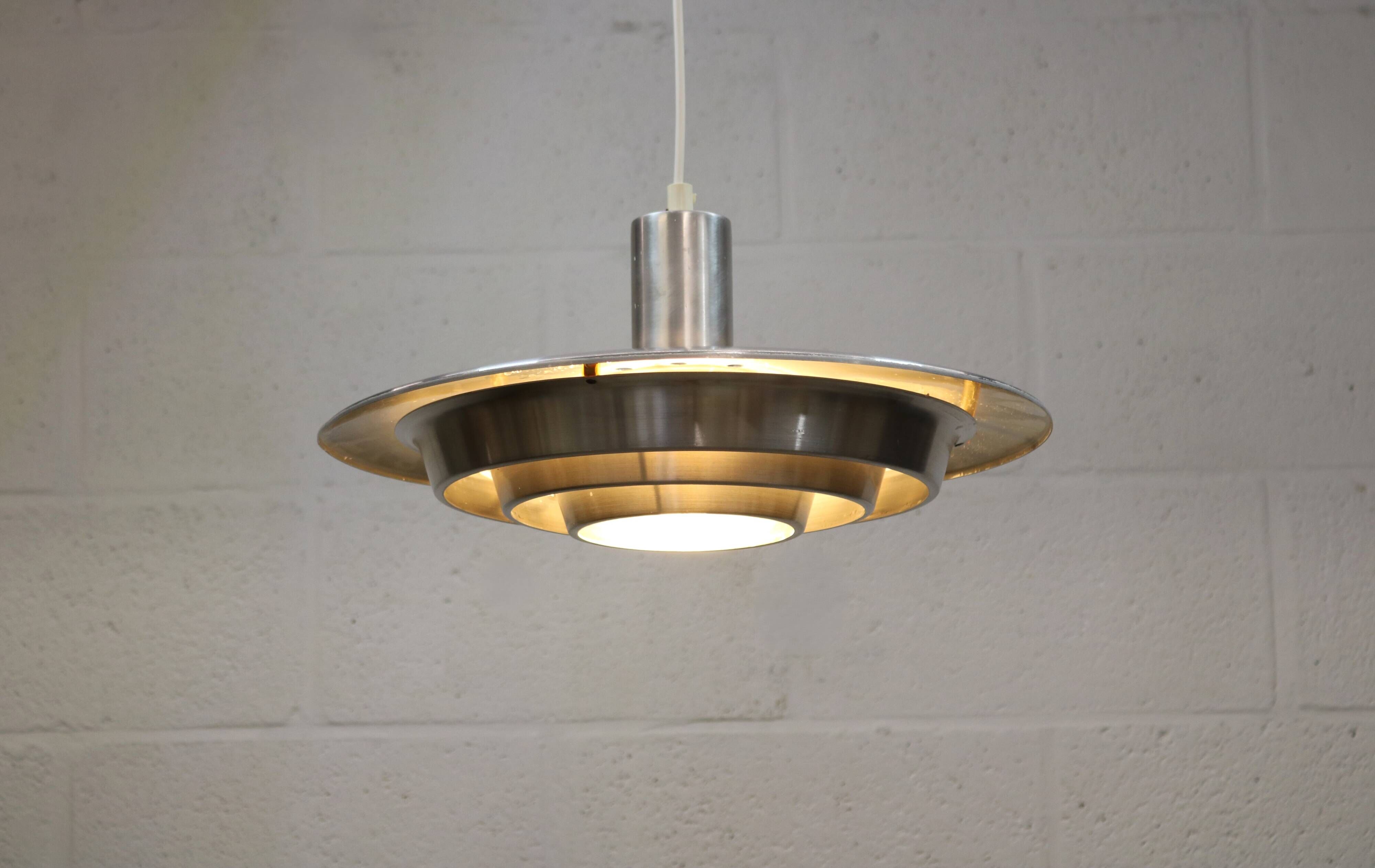 Very rare old Danish design lamp by Teknika model 490  - 60's