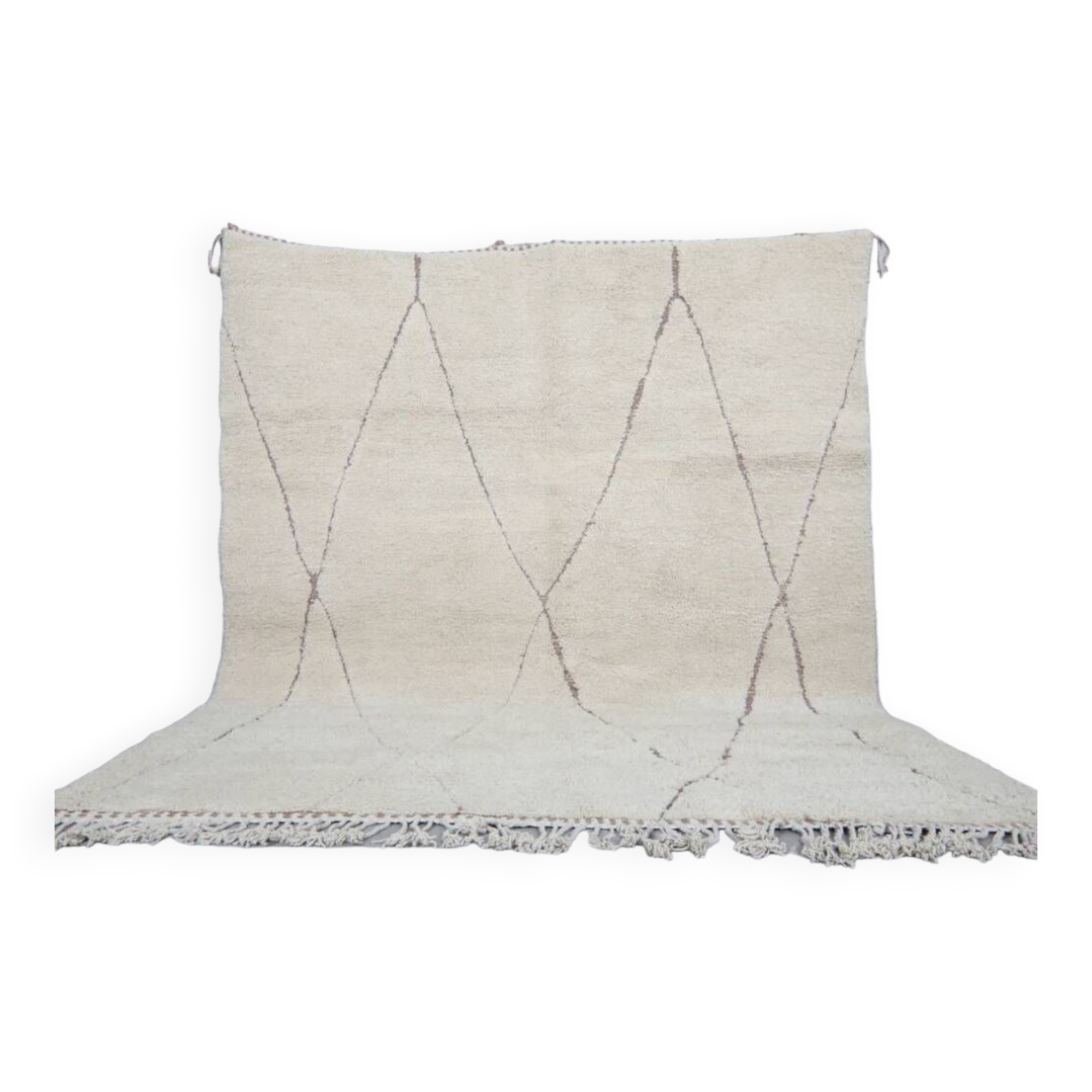 Incroyable tapis marocain - Tapis berbère - Tapis en laine - Tapis minimaliste - Tapis Beni ourain -