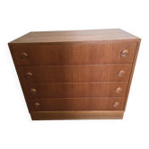 Scandinavian teak chest of drawers from the 60s
